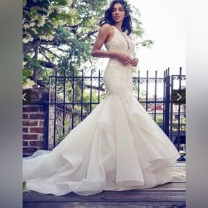 Maggie Sottero Ivory Mermaid Wedding Gown